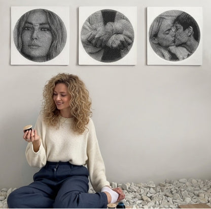 String art kendin yap tablo seti